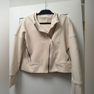 CALIA Women's Cream Assymetric Hoodie - Sz M